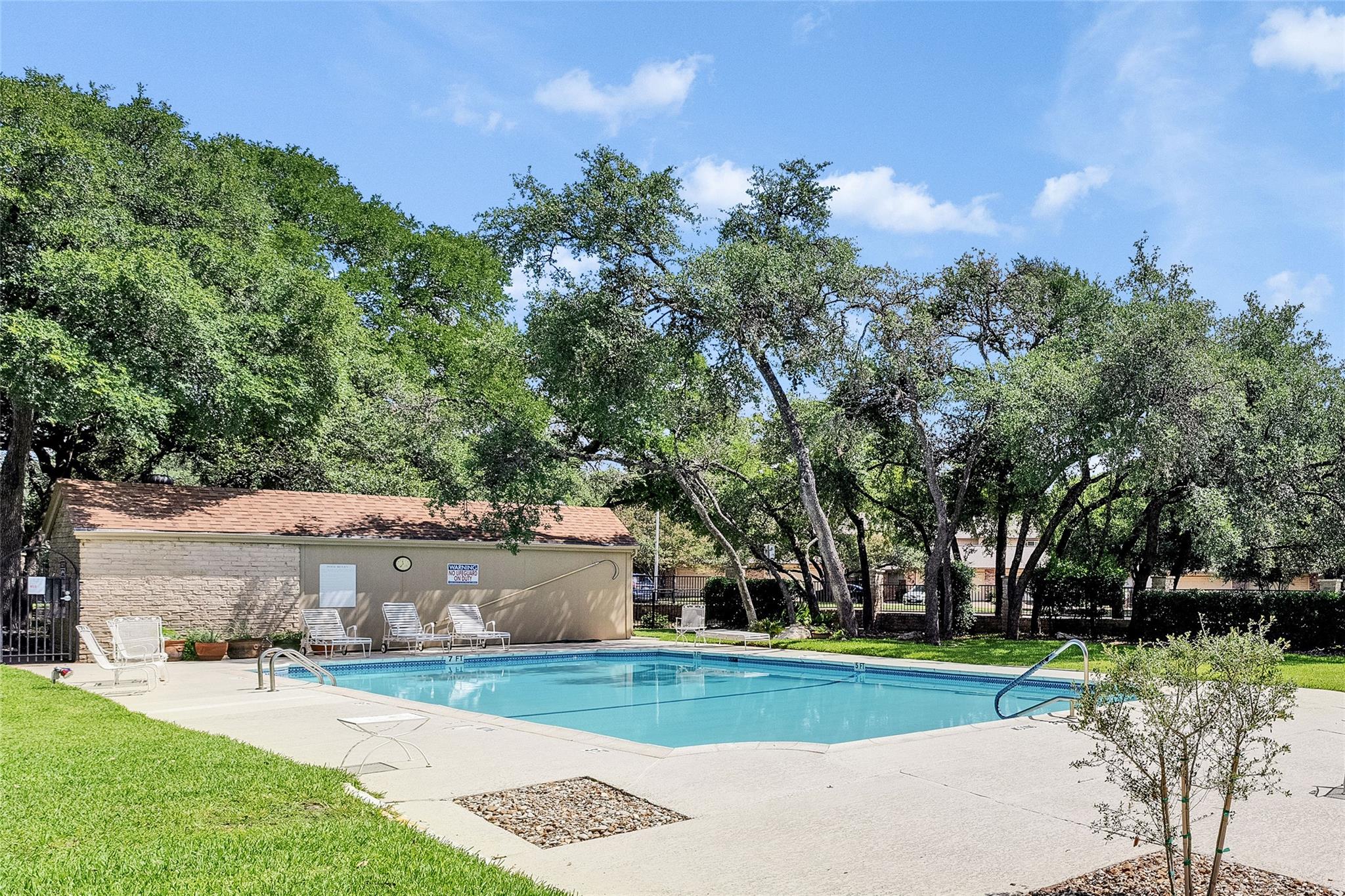 8111 Middle Court Austin, TX 78759 - Photo 34 of 38 Community pool featuring a patio area