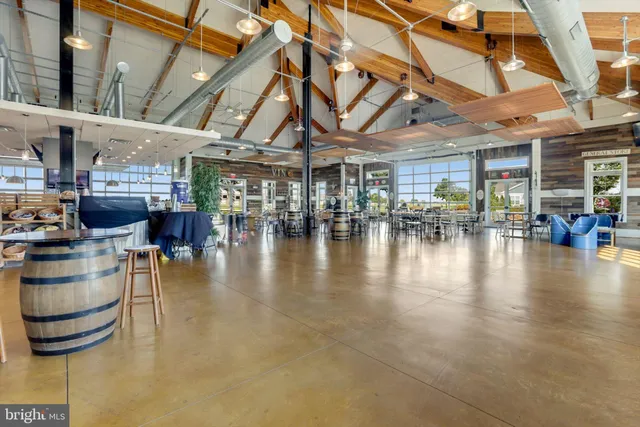 a garden view with a sitting space