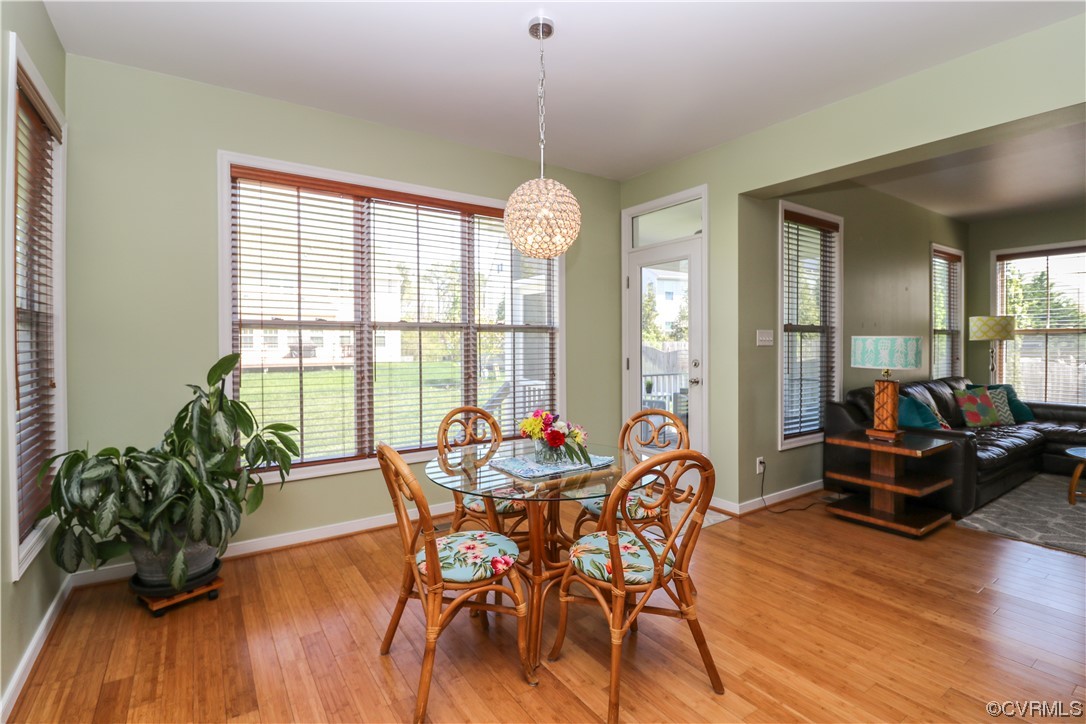 4628 Allenbend Road Glen Allen, VA 23060 - Photo 17 of 50 a dining room with furniture window and wooden floor
