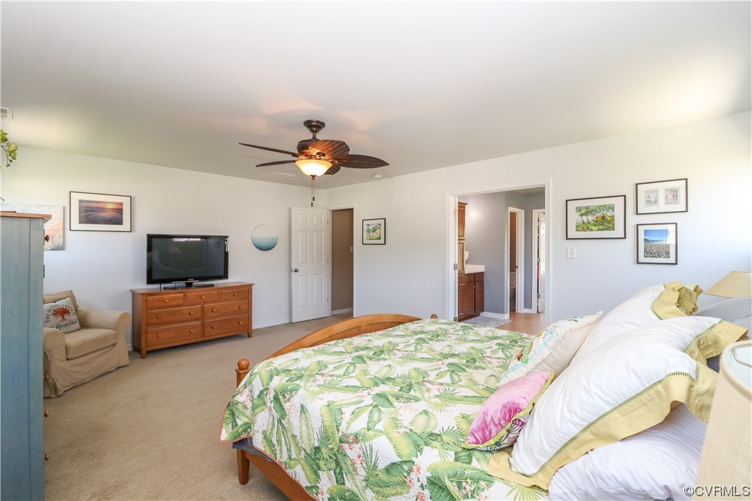 4628 Allenbend Road Glen Allen, VA 23060 - Photo 26 of 50 a bedroom with a bed and a couch