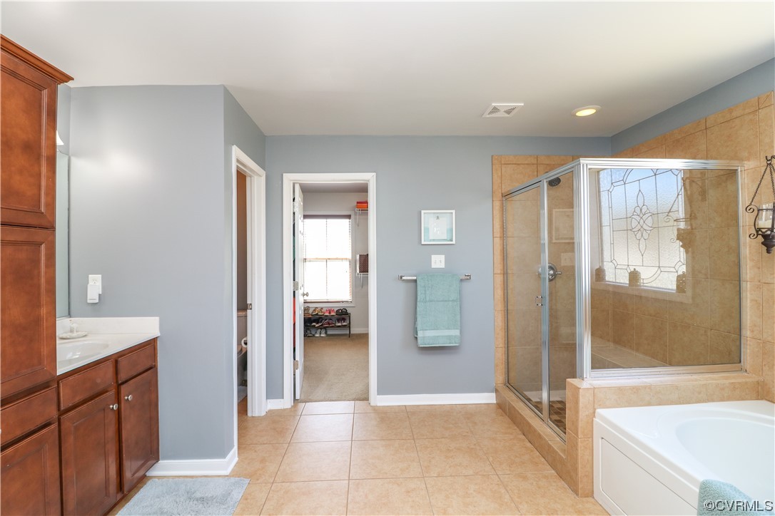 4628 Allenbend Road Glen Allen, VA 23060 - Photo 28 of 50 Primary bathroom with separate shower and tub