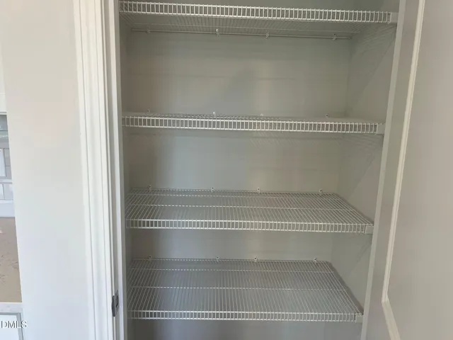 a close view of closet