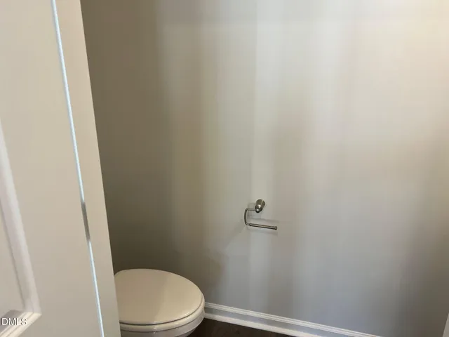 a view of small space with racks on the wall