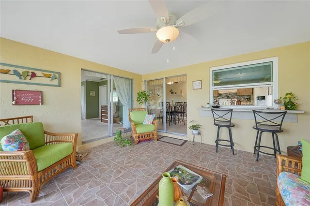 a view of a outdoor space with a patio