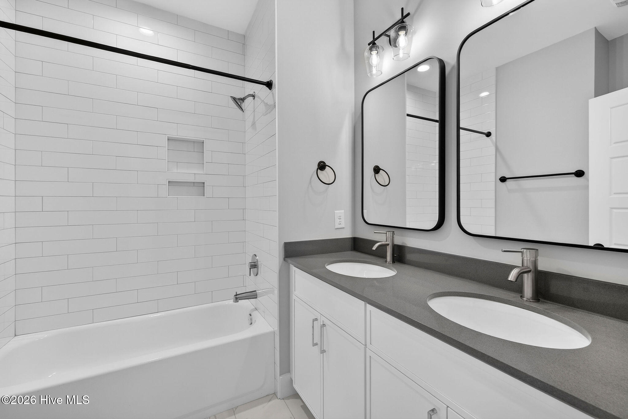 5988 Gray Squirrel Path Southport, NC 28461 - Photo 26 of 52 Hall Bath with double vanities