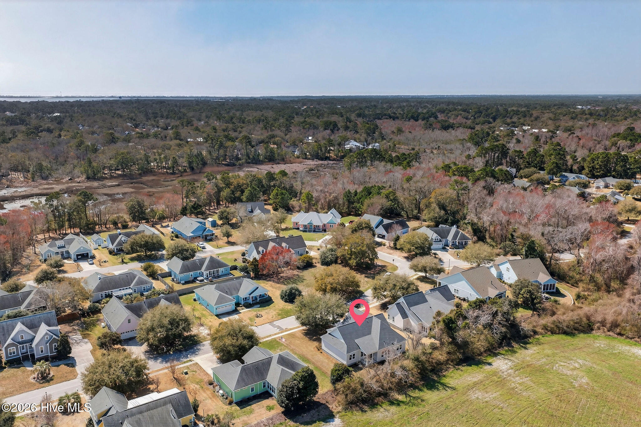 5988 Gray Squirrel Path Southport, NC 28461 - Photo 43 of 52 Drone view