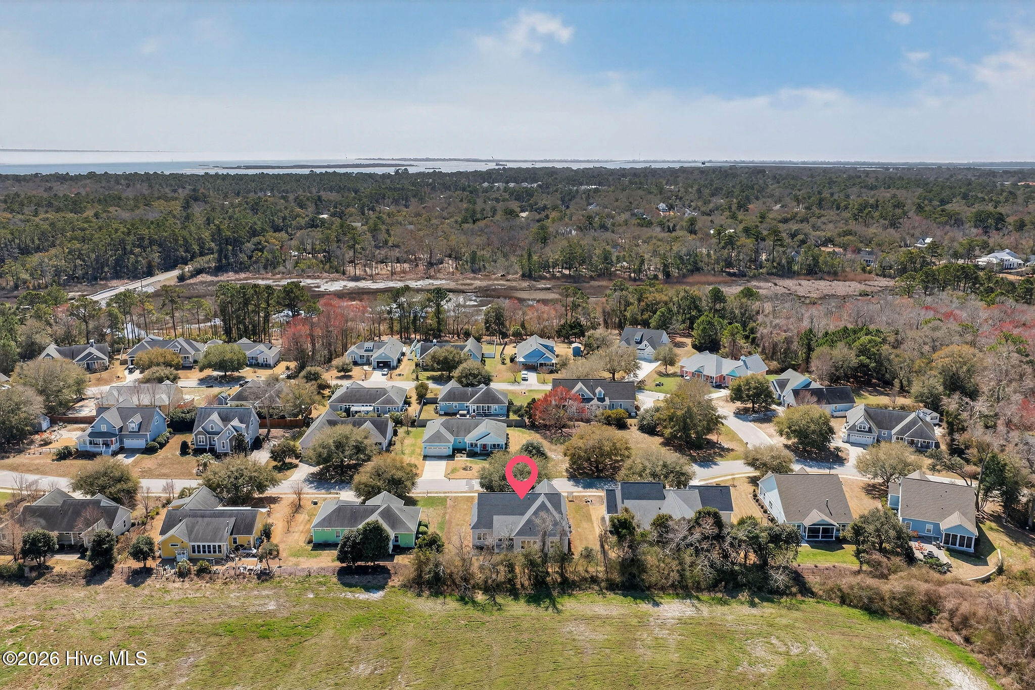 5988 Gray Squirrel Path Southport, NC 28461 - Photo 44 of 52 Drone view