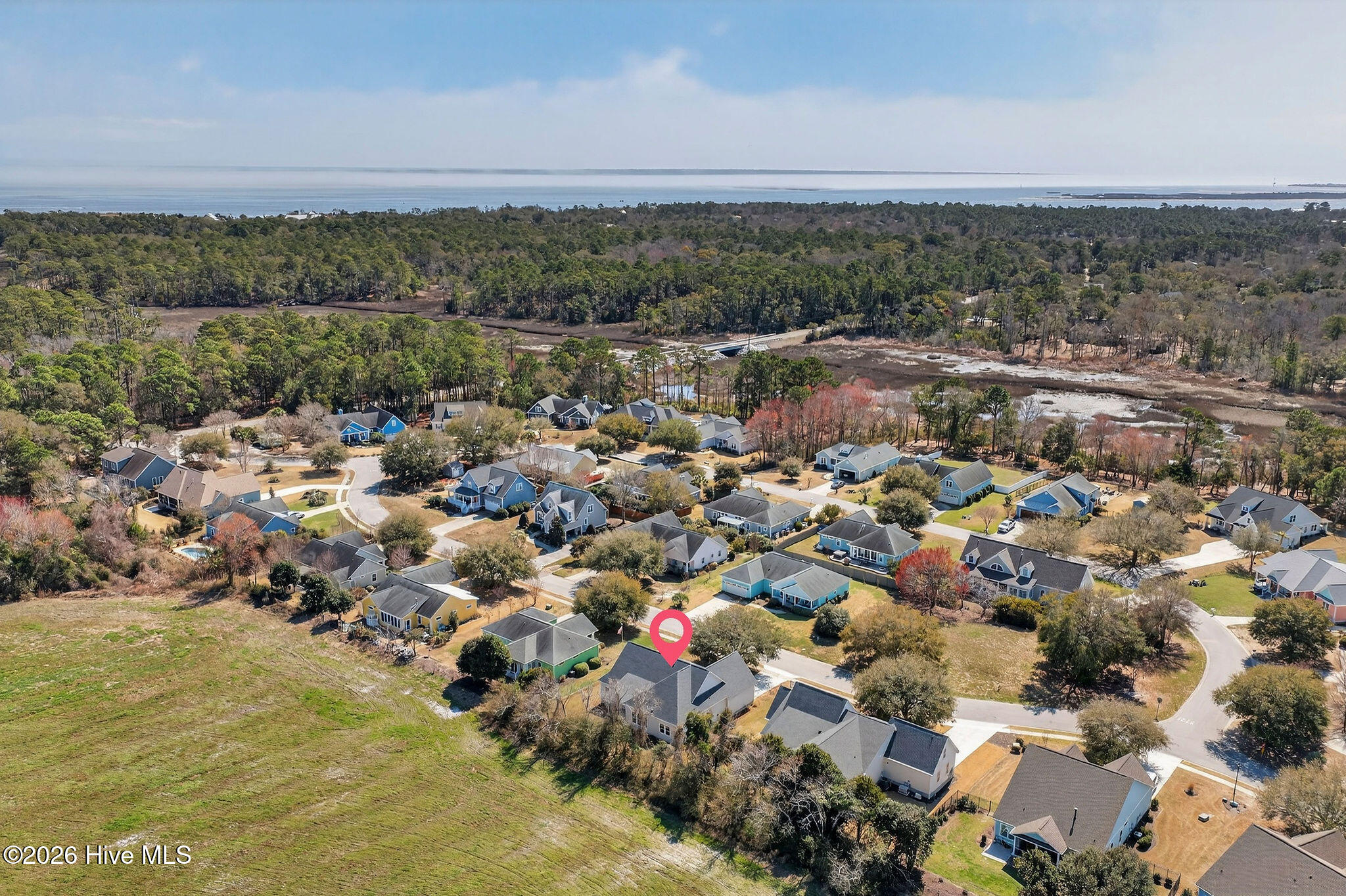 5988 Gray Squirrel Path Southport, NC 28461 - Photo 45 of 52 Drone view