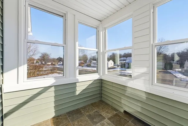 a view of a window and a room