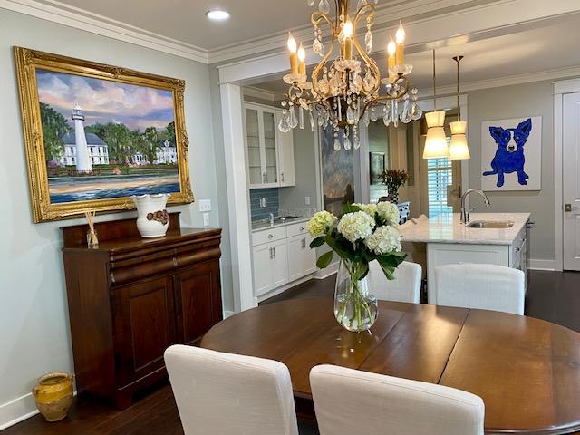 290 Jack Knife Drive Watersound, FL 32461 - Photo 8 of 40 a dining room with furniture and chandelier