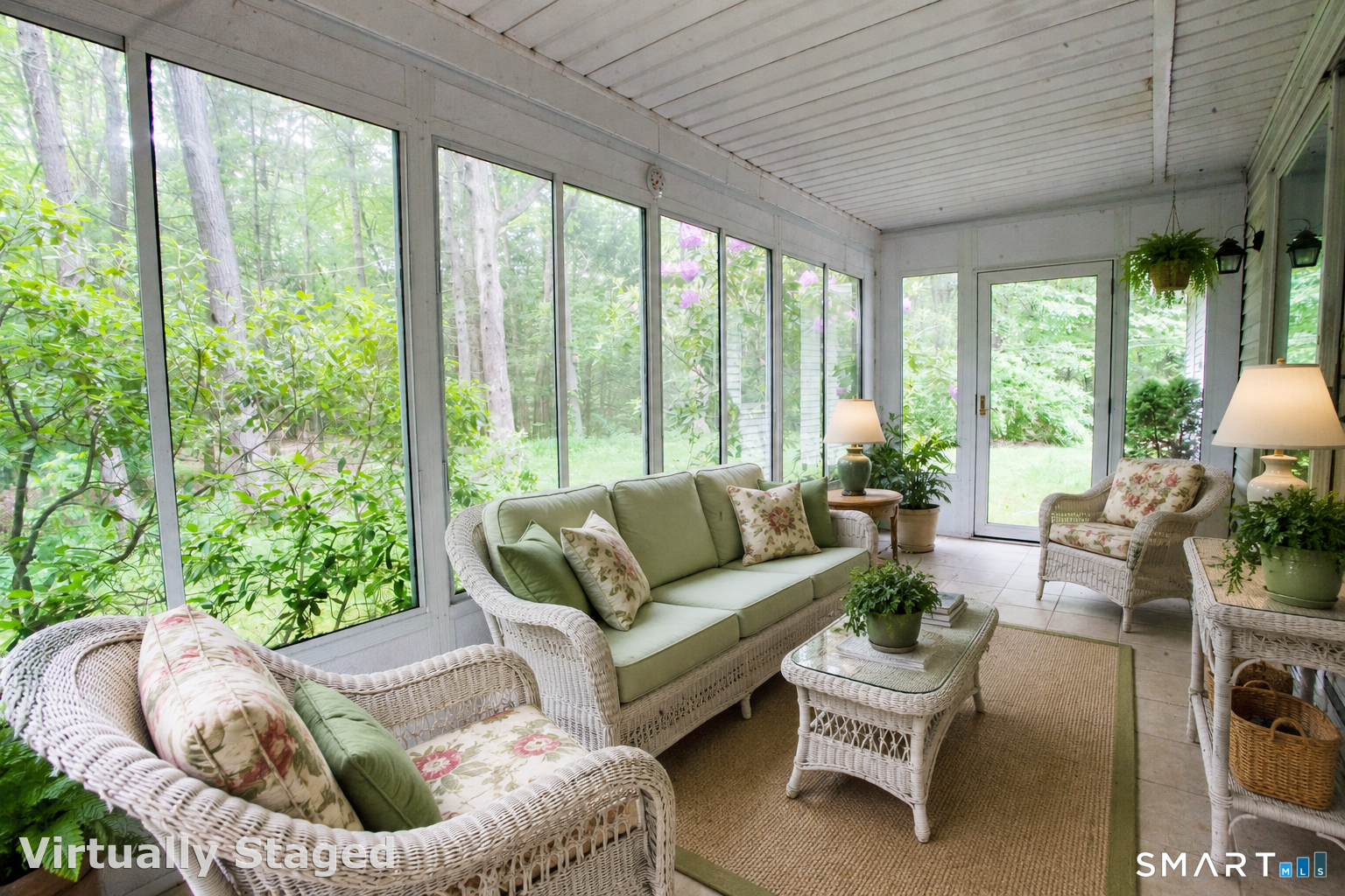 50 Firetown Road Granby, CT 06090 - Photo 11 of 40 Watch the seasons change from this lovely sunroom