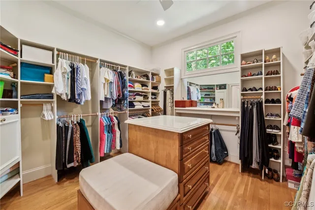 a view of a livingroom with furniture and wooden floor