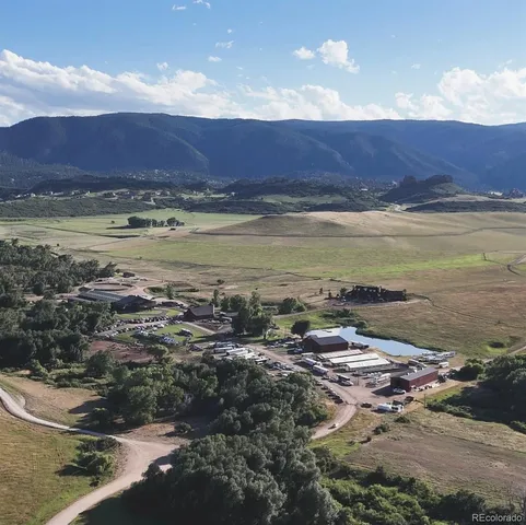 a view of an ocean and mountain