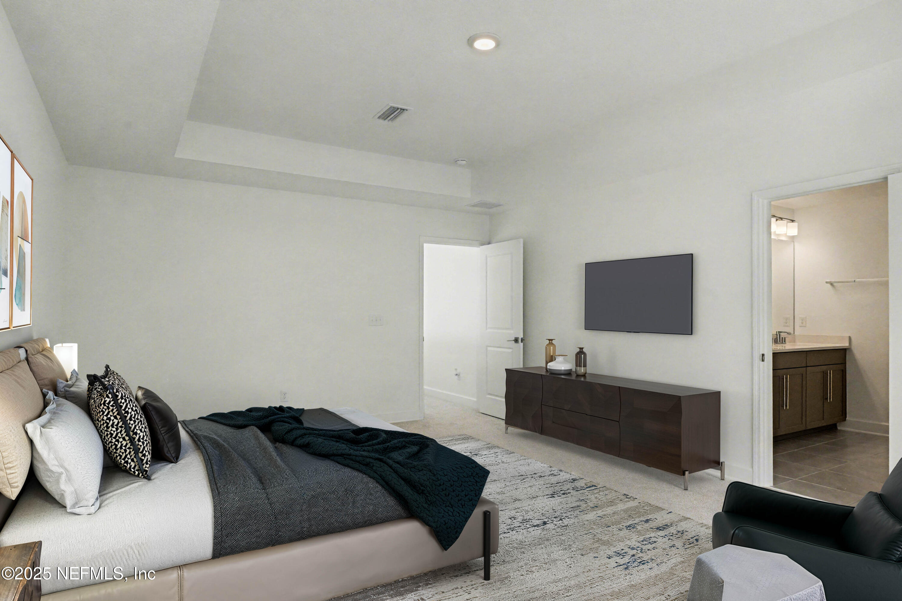 111 Windswept Way St. Augustine, FL 32092 - Photo 25 of 63 a bedroom with a bed and furniture