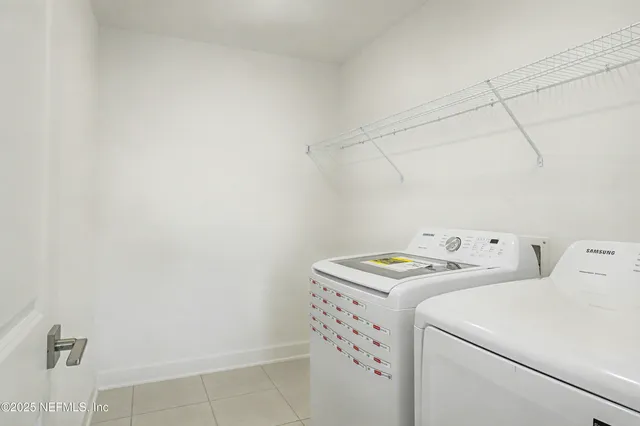 a view of a glass door