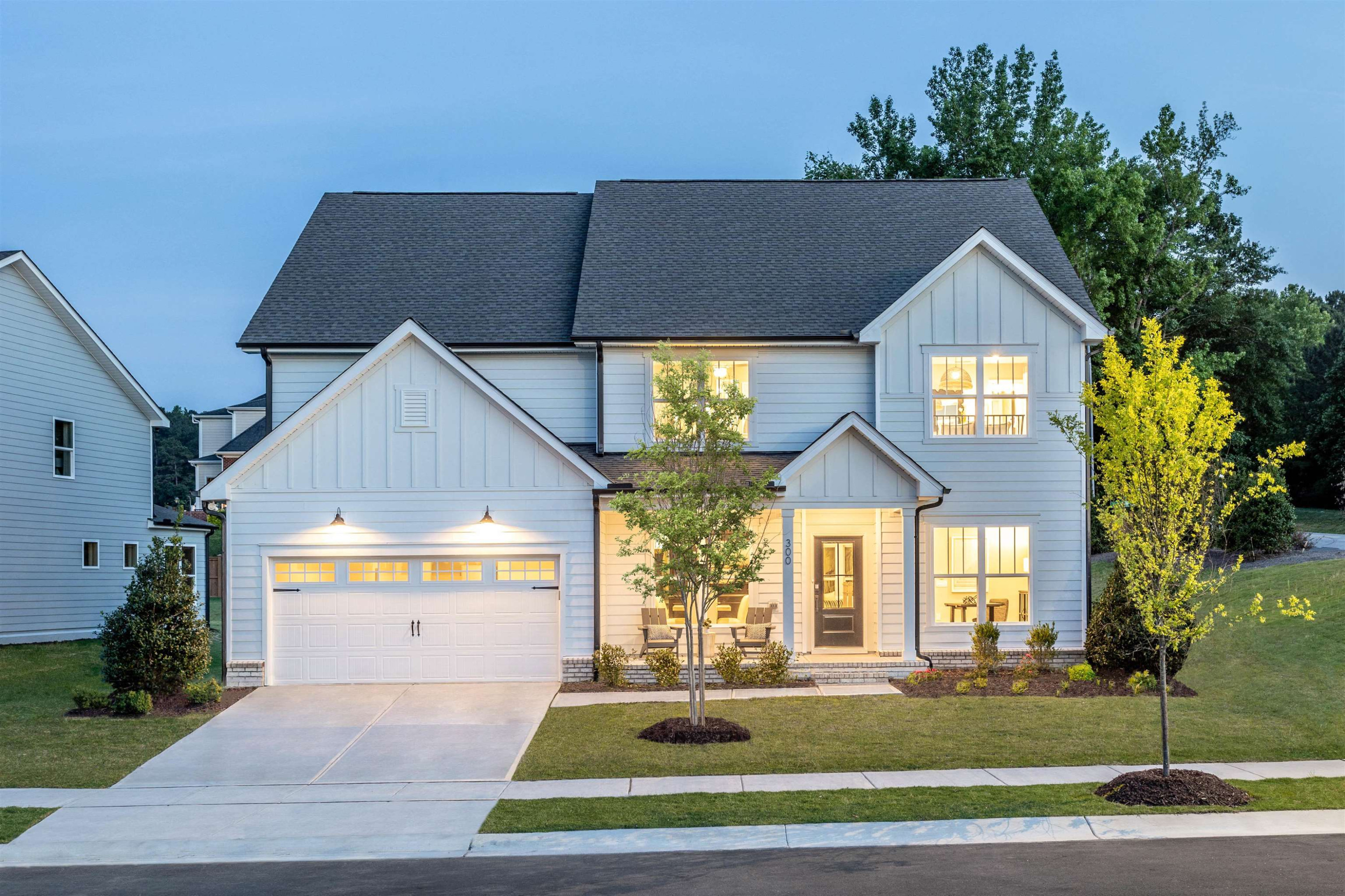 a front view of house with yard