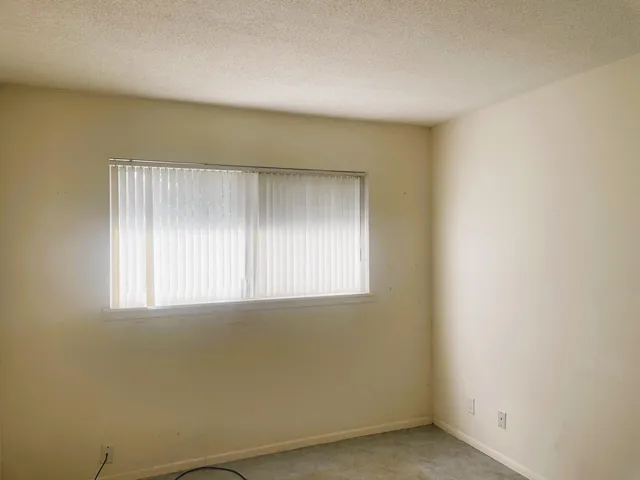 a view of a bathroom from a window