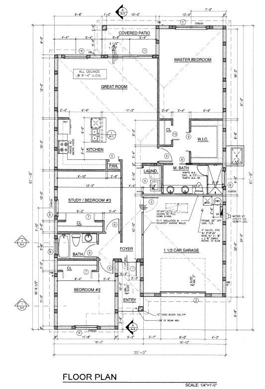 360 Reigle Avenue Delray Beach, FL 33444 - Photo 12 of 12 360 Reigle Model A Floor Plan Enlarged