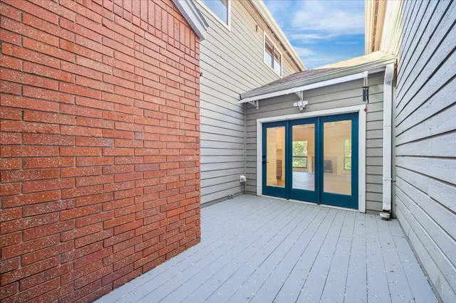 a view of wooden floor in a house