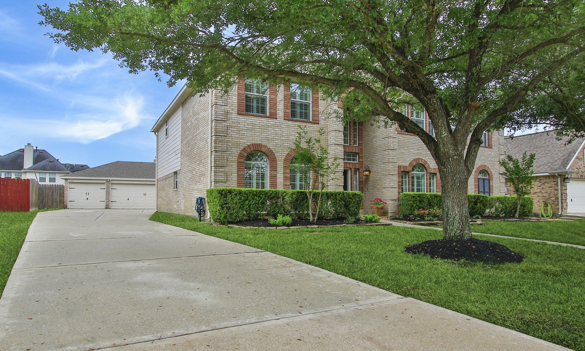 8419 Marchelle Lane Spring, TX 77379 - Photo 29 of 42 a front view of a house with a yard