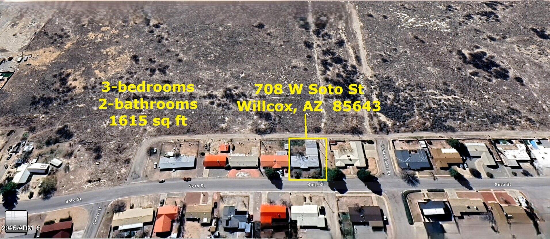 708 West Soto Street Willcox, AZ 85643 - Photo 2 of 30 aireal