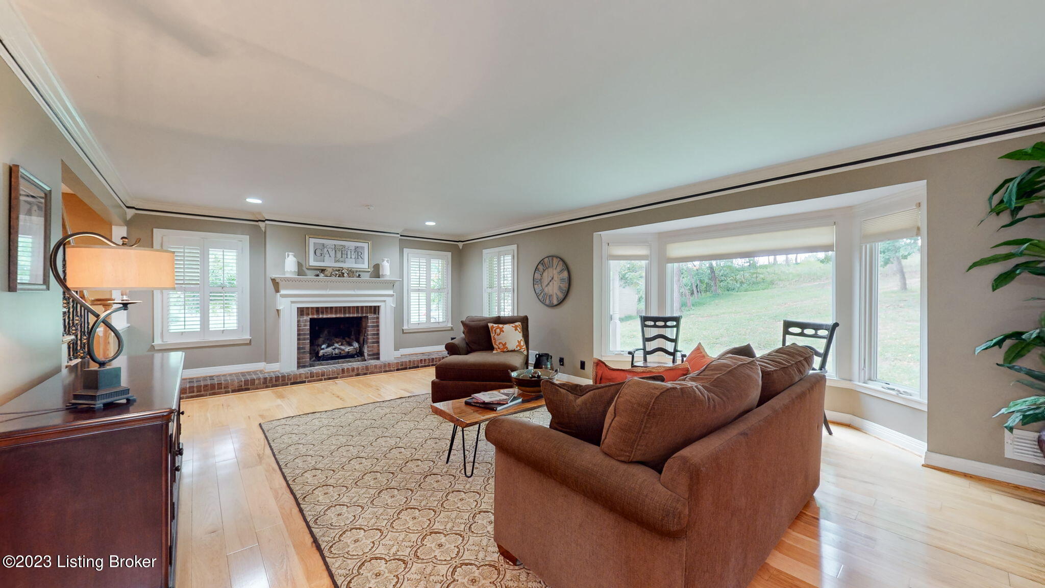 1710 Hawk Hill Road La Grange, KY 40031 - Photo 15 of 89 OVERSIZED LIVING ROOM WITH FIREPLACE, HARDWOOD FLOORING