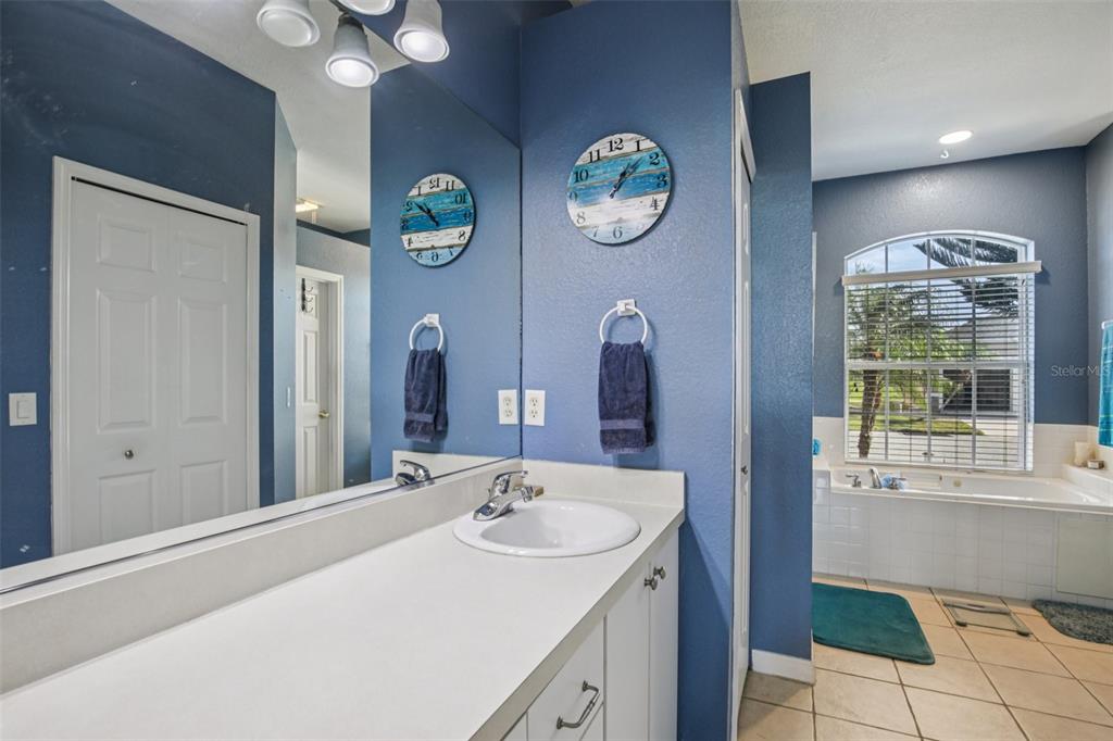 24567 Buckingham Way Punta Gorda, FL 33980 - Photo 19 of 46 a bathroom with a sink and a mirror