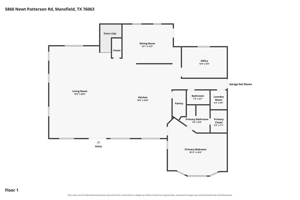 5860 Newt Patterson Road Mansfield, TX 76063 - Photo 13 of 40 First floor