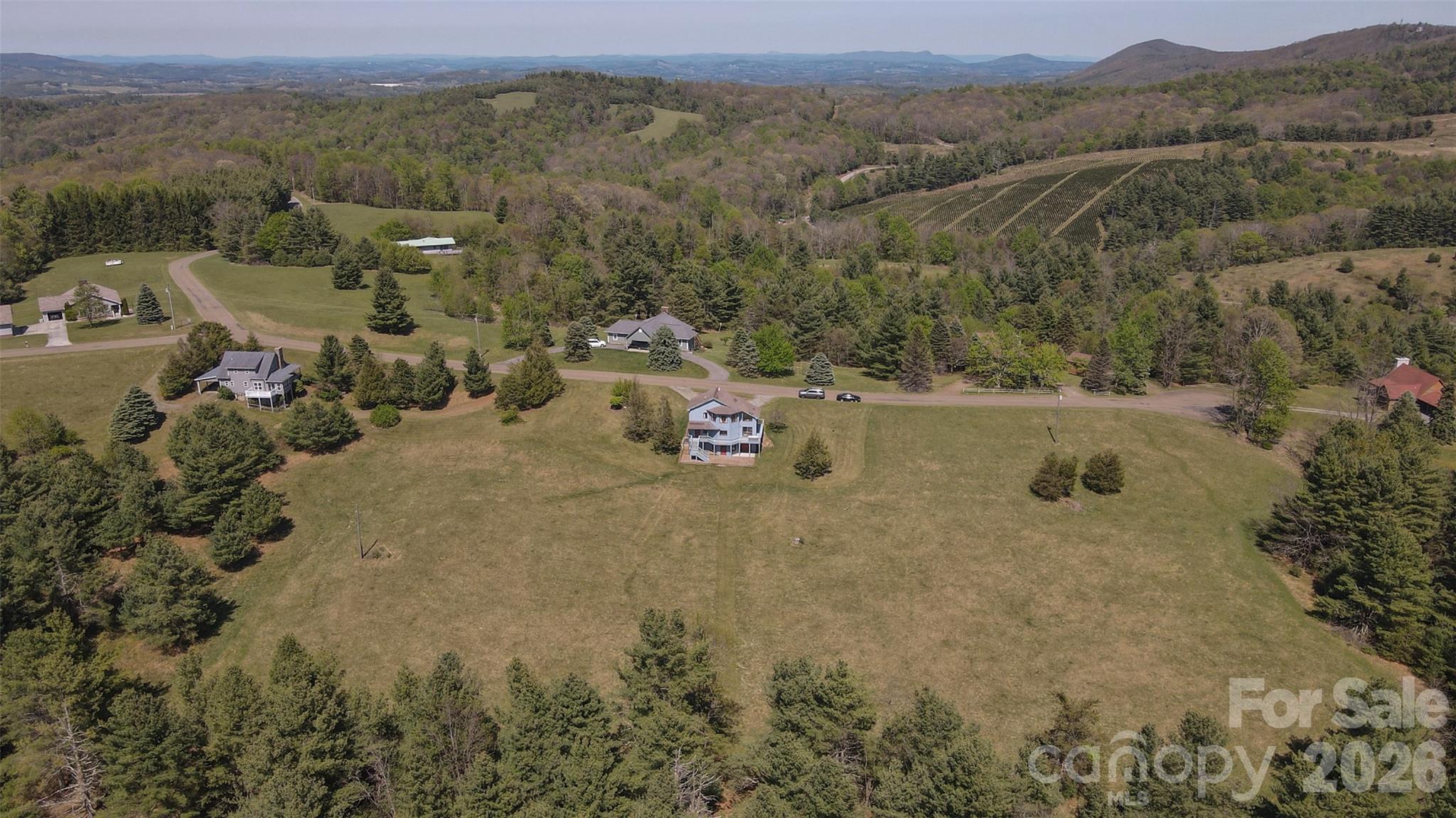 216 Deer Track Lane Sparta, NC 28675 - Photo 6 of 44 an aerial view of a house with a yard