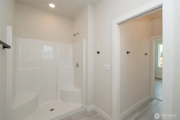 a view of bathroom with shower