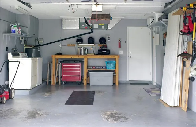 a view of storage and utility room