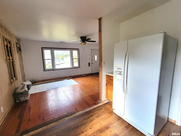 a kitchen with a sink and a window