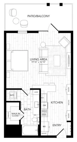 $1,746 | 10520 Lakeline Mall Drive, Unit 148, Austin, TX 78717