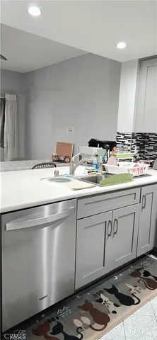 a close view of sink