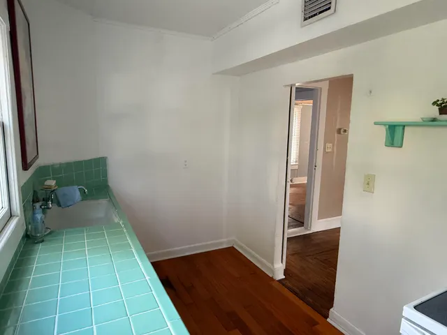 a view of front door