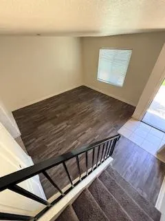 a view of wooden floor