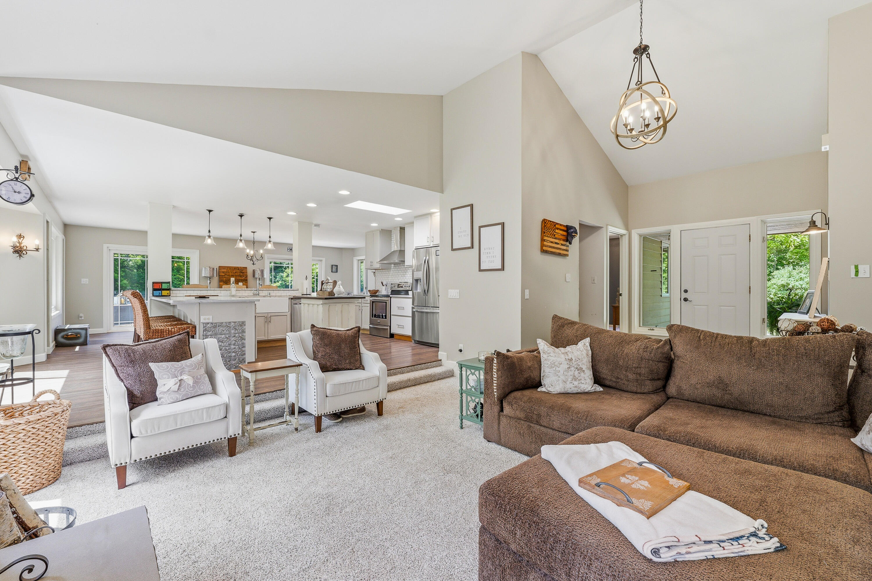 34899 Pabst Road Summit, WI 53066 - Photo 6 of 38 Open-concept living with a cozy, welcoming feel.