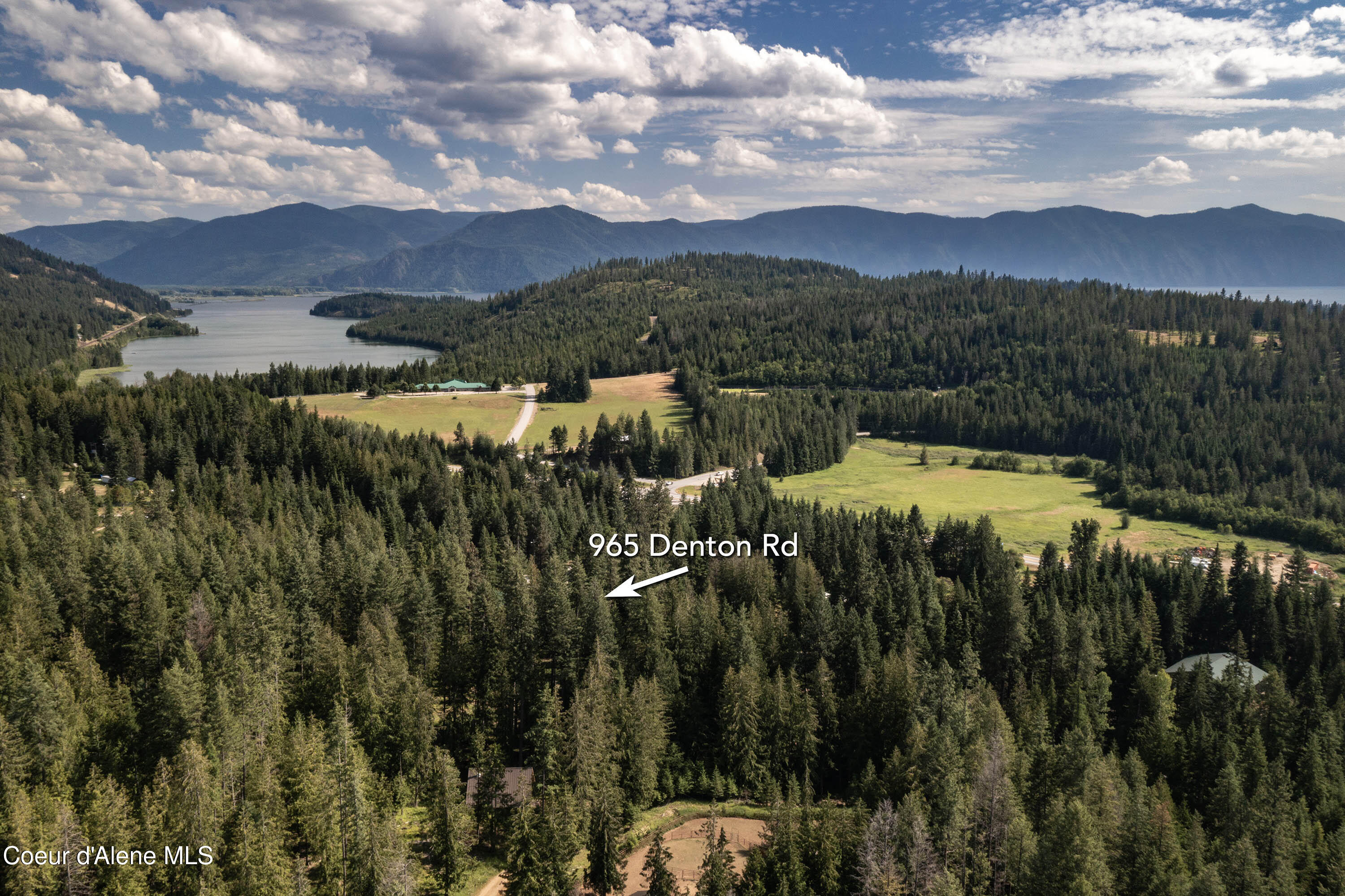 965 Denton Road Hope, ID 83836 - Photo 35 of 55 Aerial Looking East