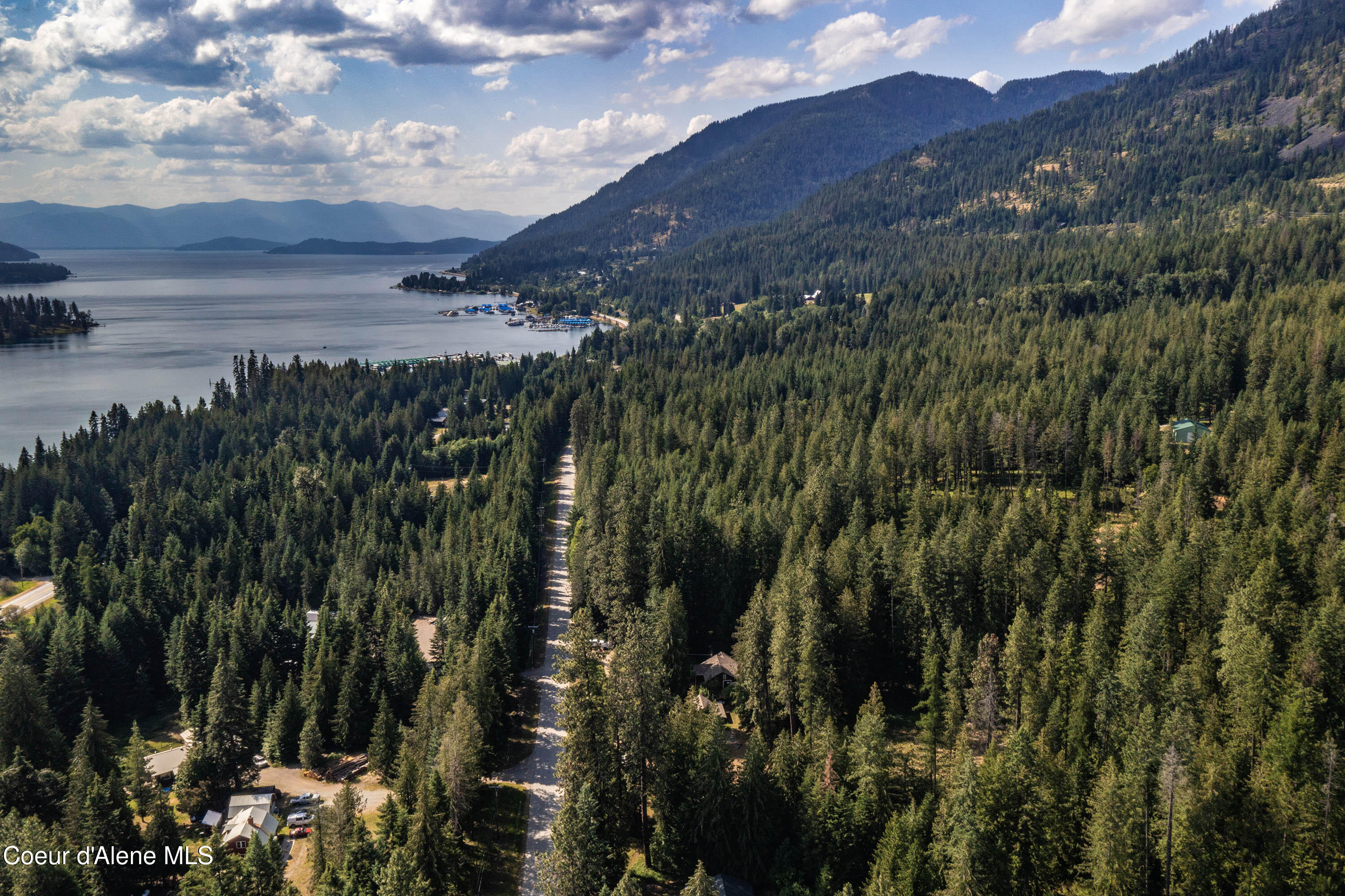 965 Denton Road Hope, ID 83836 - Photo 39 of 55 Aerial View Looking West