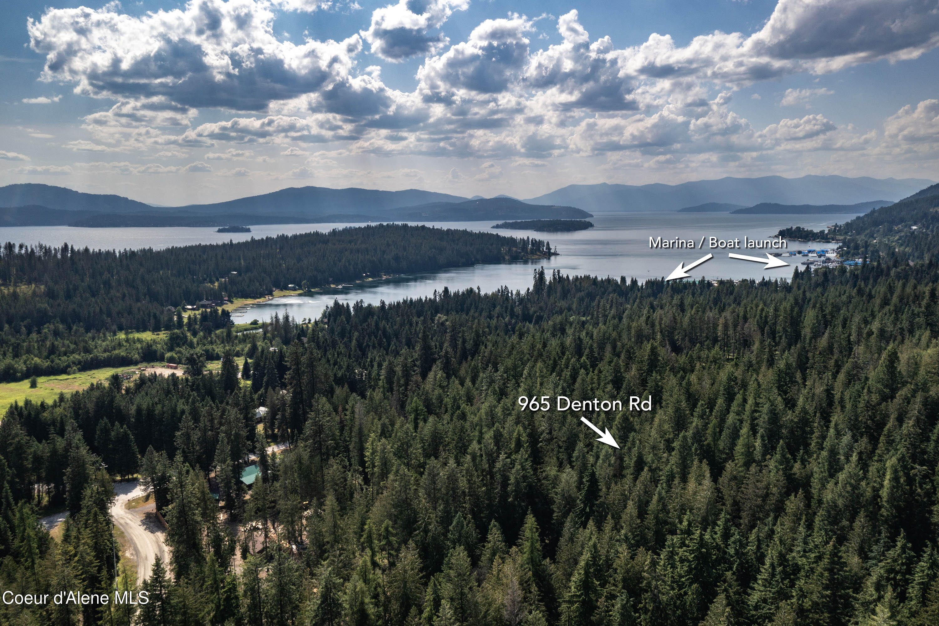 965 Denton Road Hope, ID 83836 - Photo 40 of 55 Aerial View to Marinas