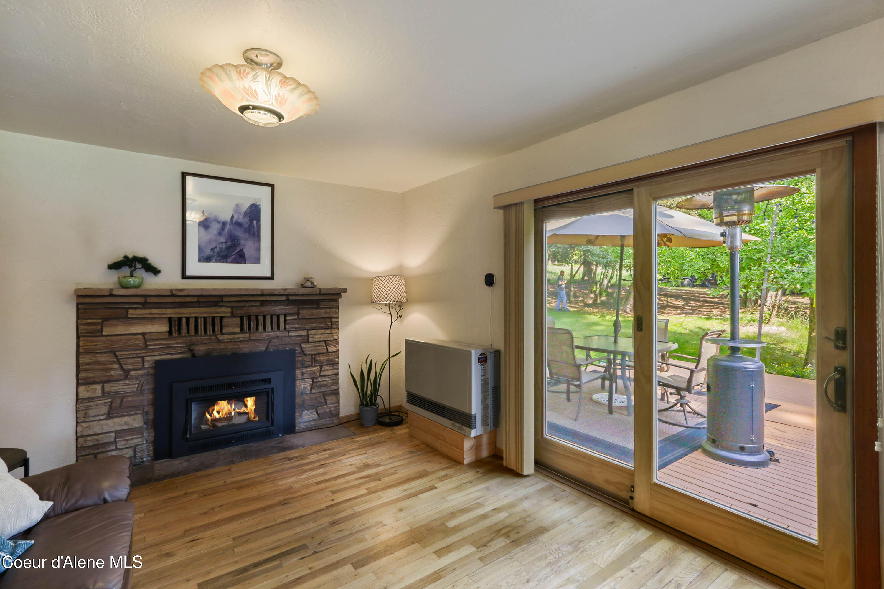 965 Denton Road Hope, ID 83836 - Photo 5 of 55 Living Room Fireplace