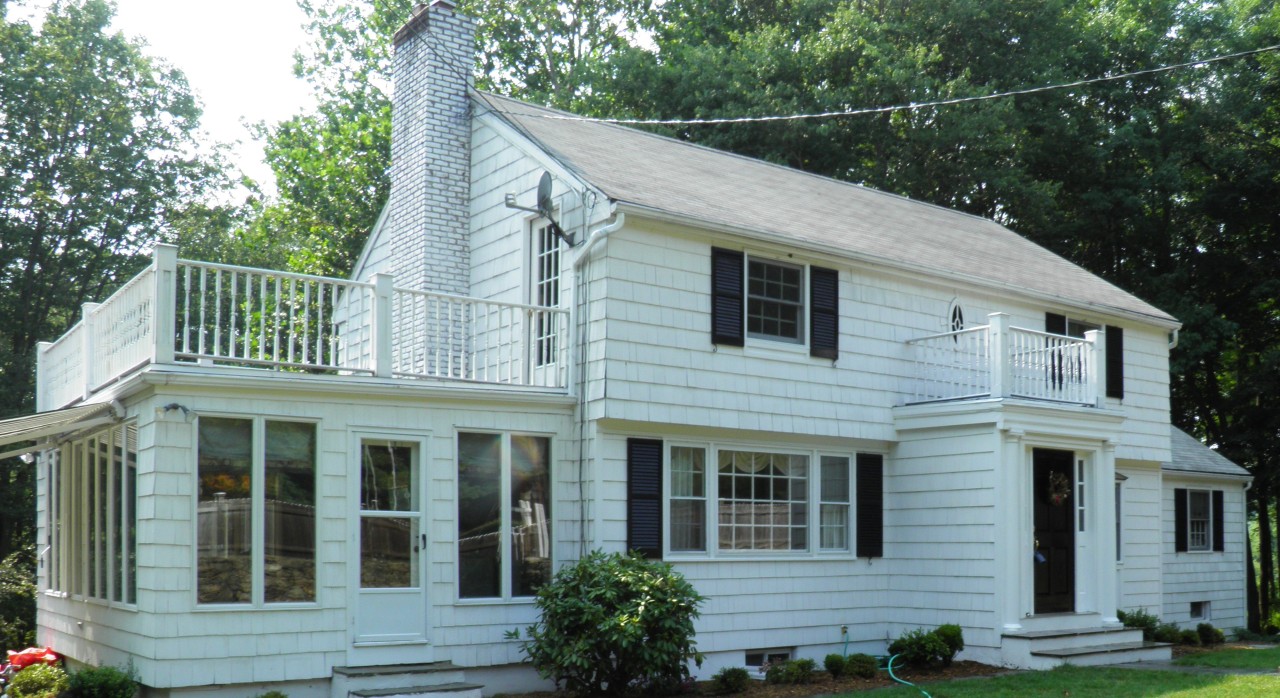 1258 Smith Ridge Road New Canaan, CT 06840 - Photo 1 of 22 a backyard of a house