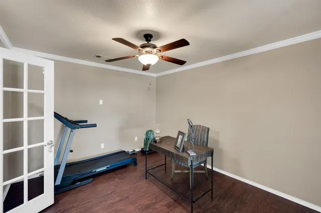 a view of workspace with lounge chair