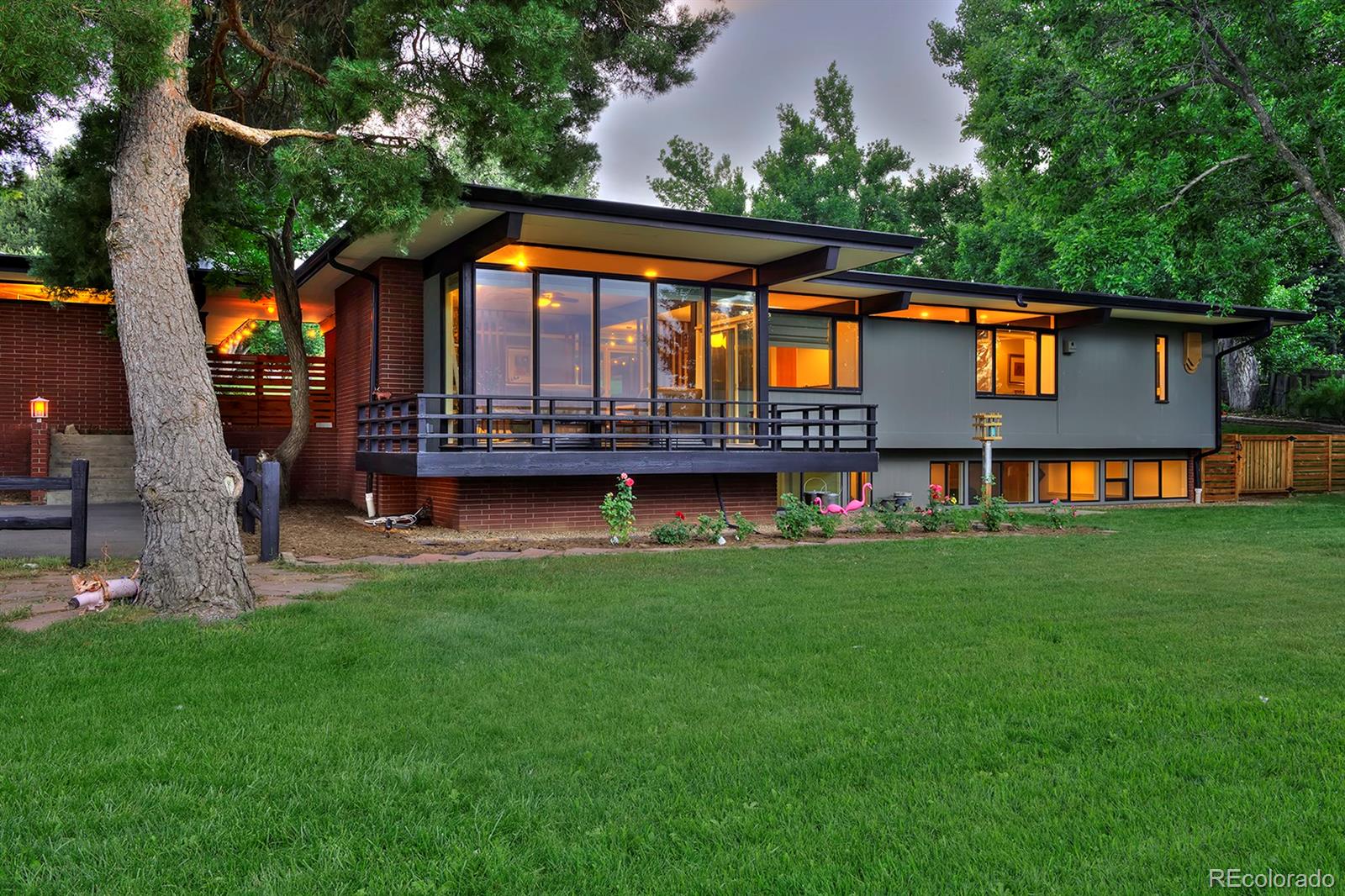 260 Ridge Road Boulder, CO 80303 - Photo 3 of 40 a front view of house with yard and outdoor seating
