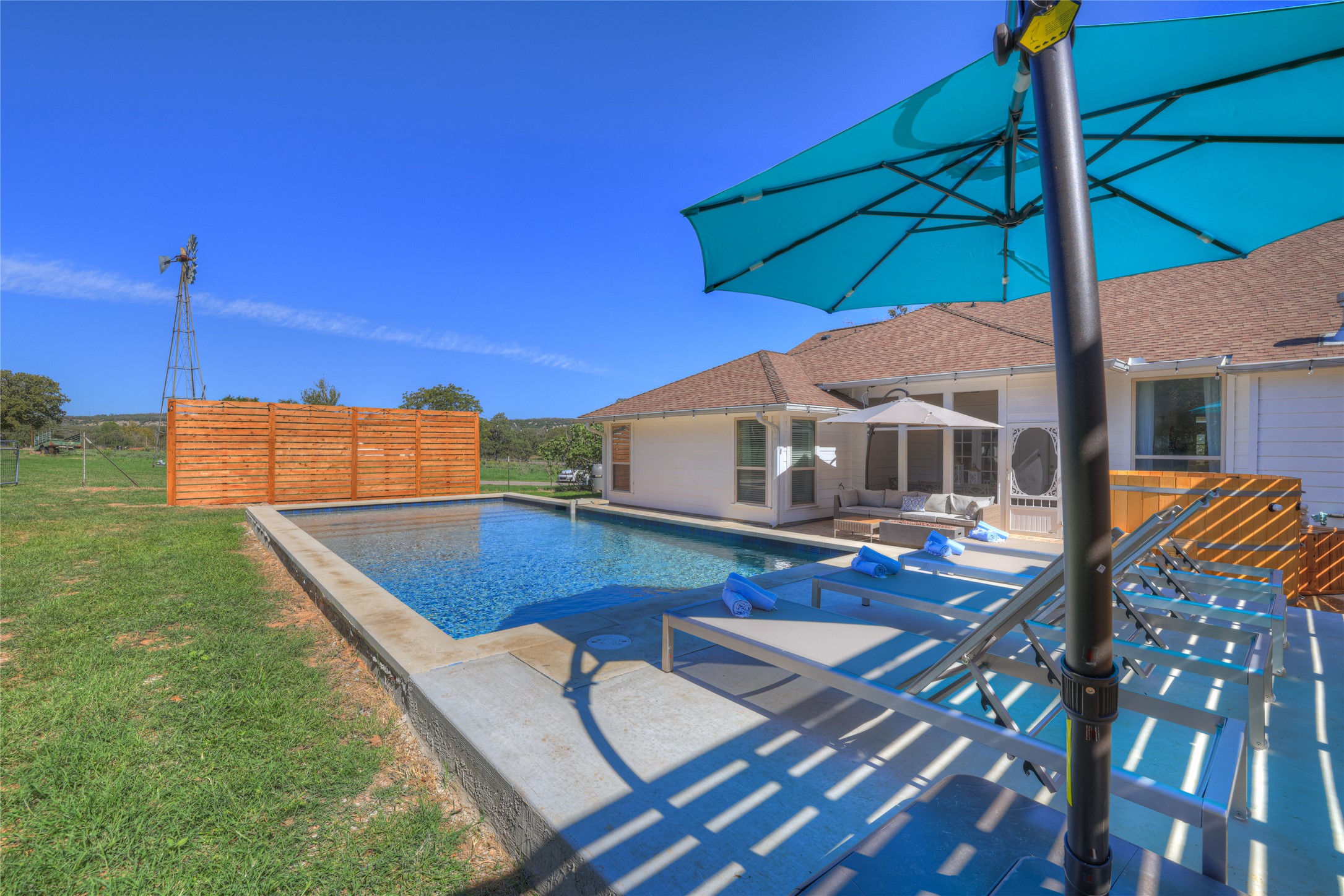 157 Kurt Kramer Road Fredericksburg, TX 78624 - Photo 33 of 38 Enjoy afternoon dips in the resort-style pool.
