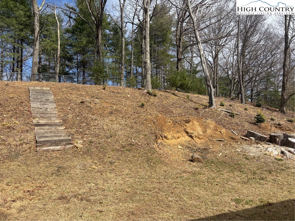 88 Grandridge Road Sparta, NC 28675 - Photo 13 of 21 a backyard of a house with large trees