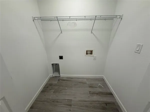 a view of a walk in closet