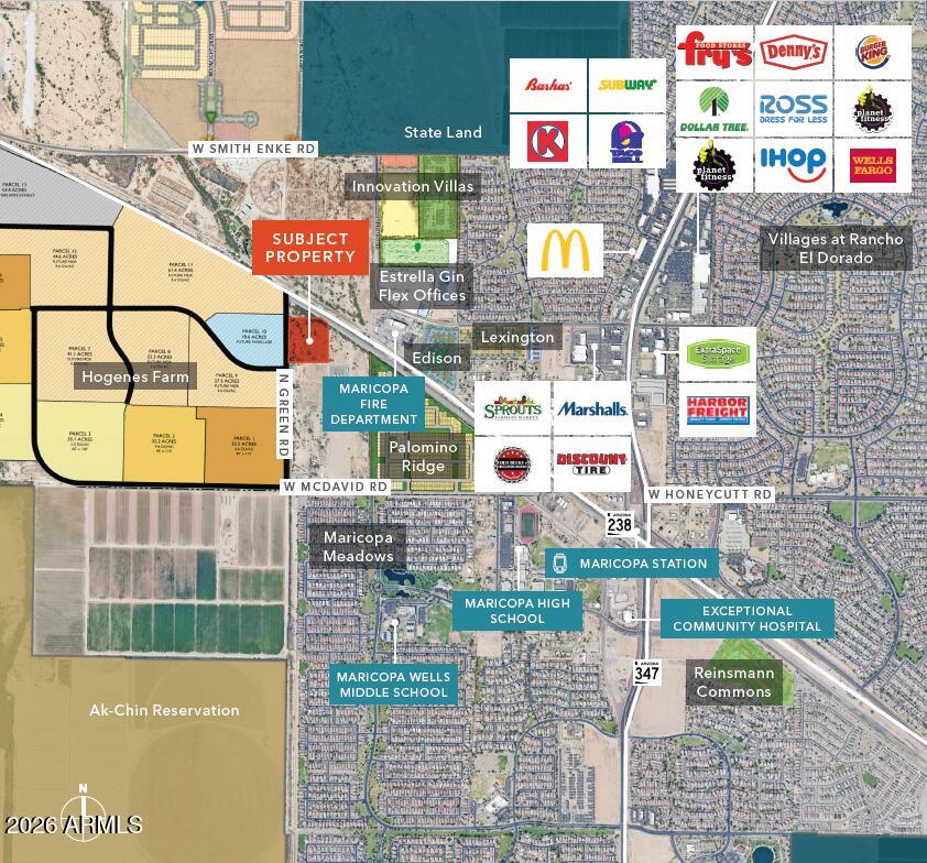 0 West McDavid Road Maricopa, AZ 85139 - Photo 2 of 3 a sign that is on the wall of a building