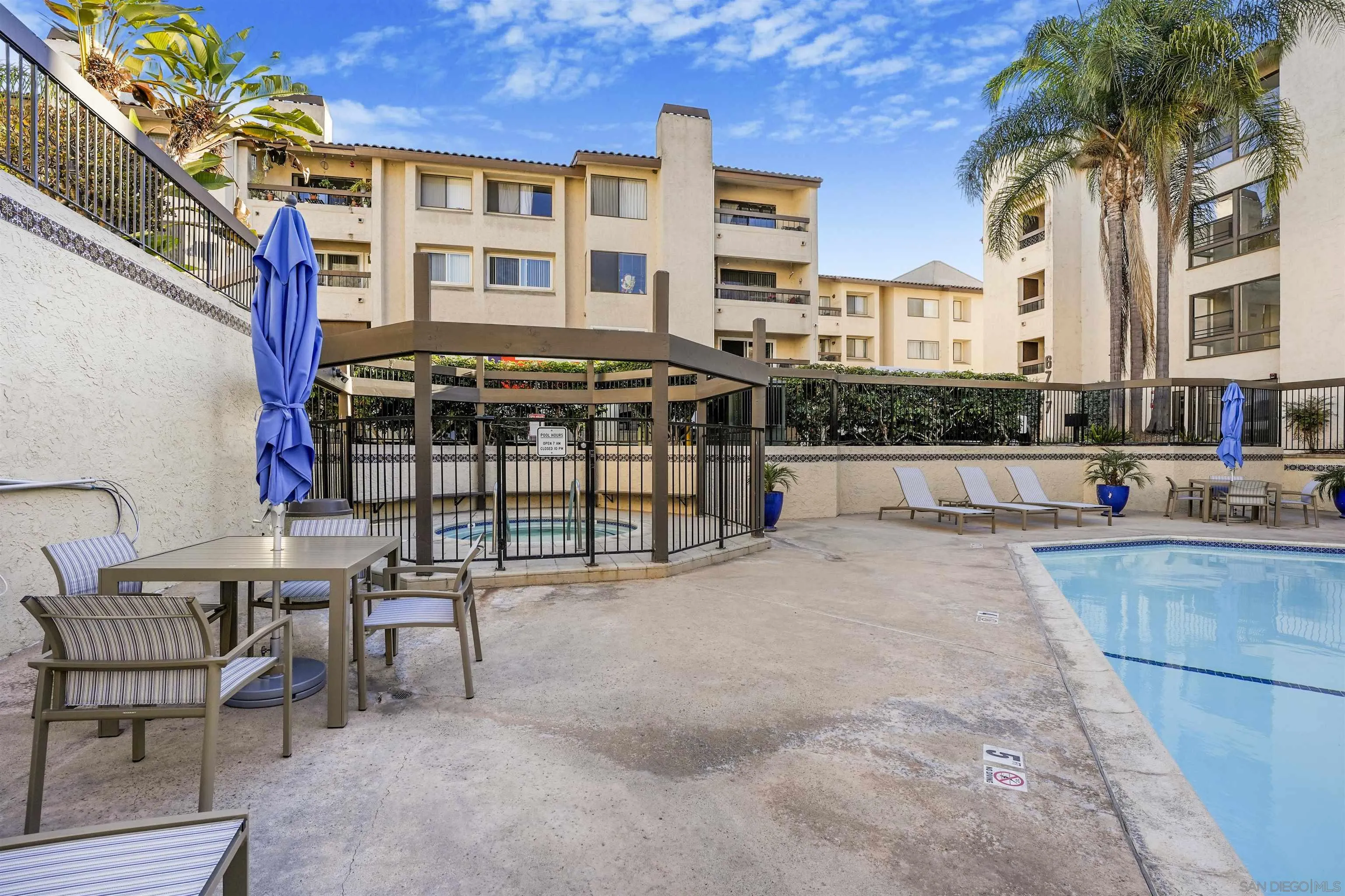 6747 Friars Road, Unit 113 San Diego, CA 92108 - Photo 37 of 48 a view of a building with a sitting area