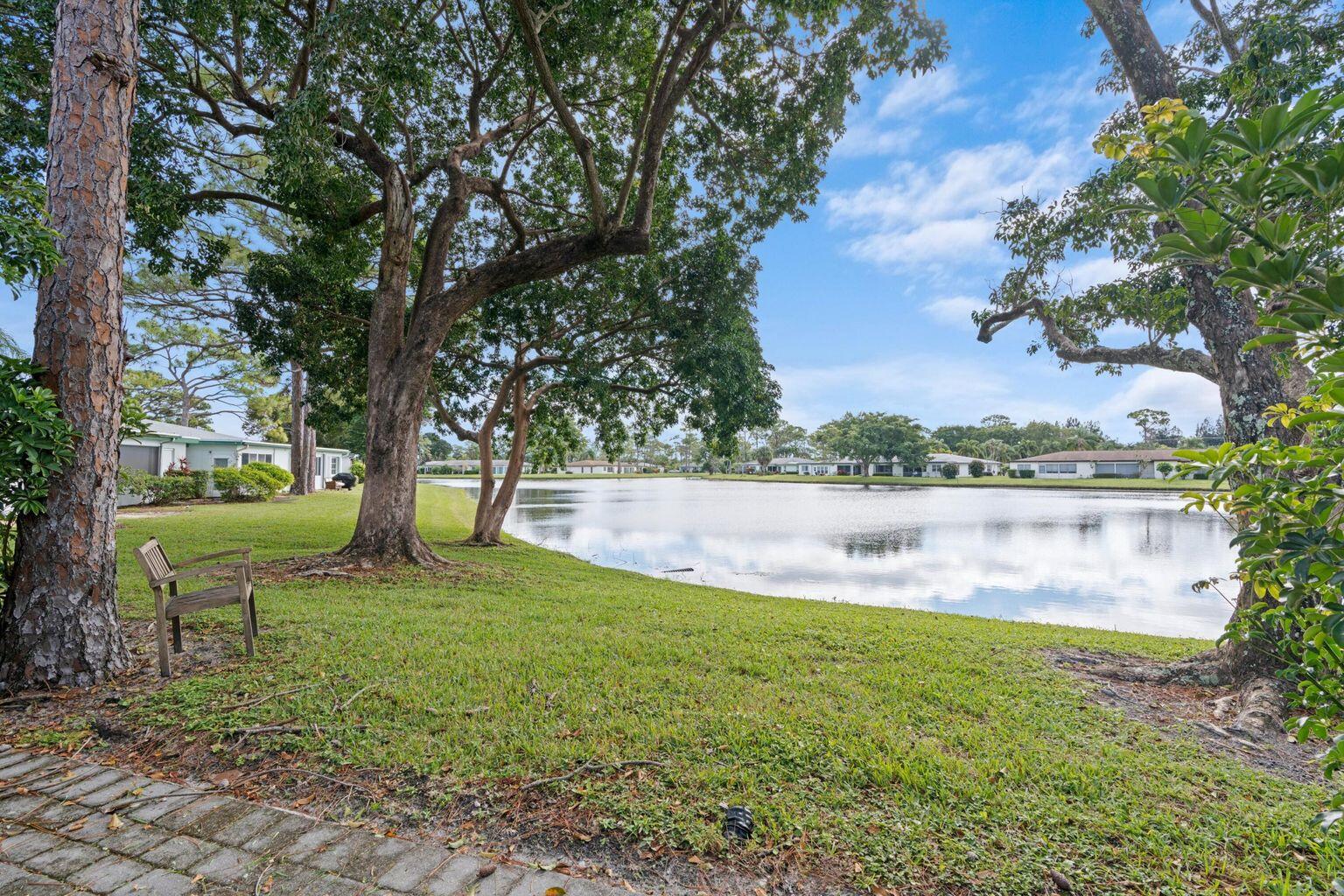 5400 Poppy Place, Unit B Delray Beach, FL 33484 - Photo 17 of 23 a view of lake view